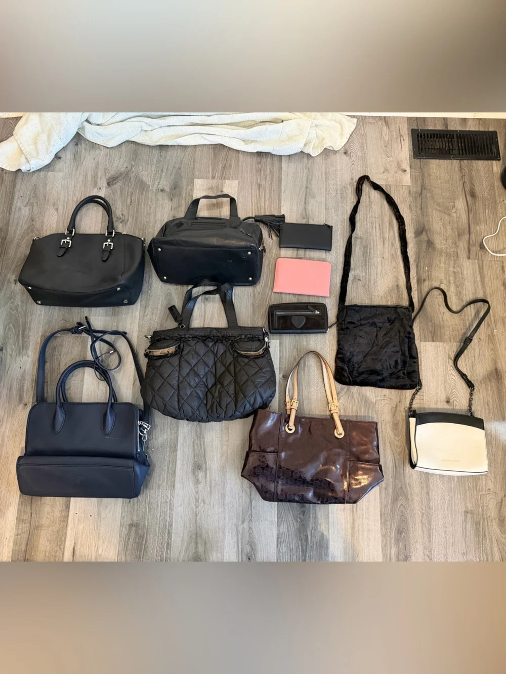 Juicy Couture Micheal Kors Jennifer Lopez Handbags Crossbody Wallet Lot